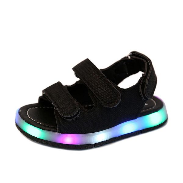sandals 2021 summer kids shoes led luminous boys girls pu leather light children casual comfortable cool beach, Black;red
sandals 2021 summer kids shoes led luminous boys girls pu leather light children casual comfortable cool beach, Black;red