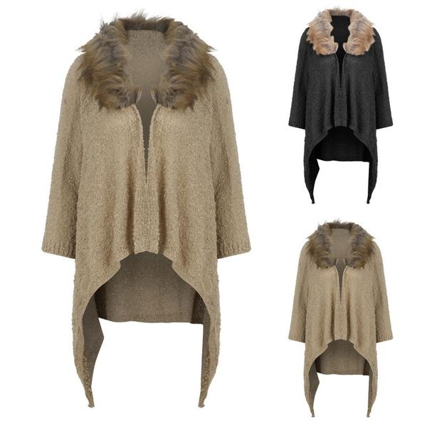 women's trench coats abrigos mujer invierno 2021 women solid color knit long sleeve cardigan outerwears, Tan;black
women's trench coats abrigos mujer invierno 2021 women solid color knit long sleeve cardigan outerwears, Tan;black