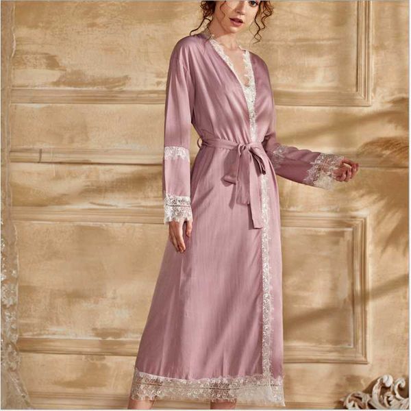 spring summer lace gown sets women cotton robes 2-piece sleep lounge spaghetti straps ladies sleepdress long sleeve bathrobe women's sl, Black;red
spring summer lace gown sets women cotton robes 2-piece sleep lounge spaghetti straps ladies sleepdress long sleeve bathrobe women's sl, Black;red