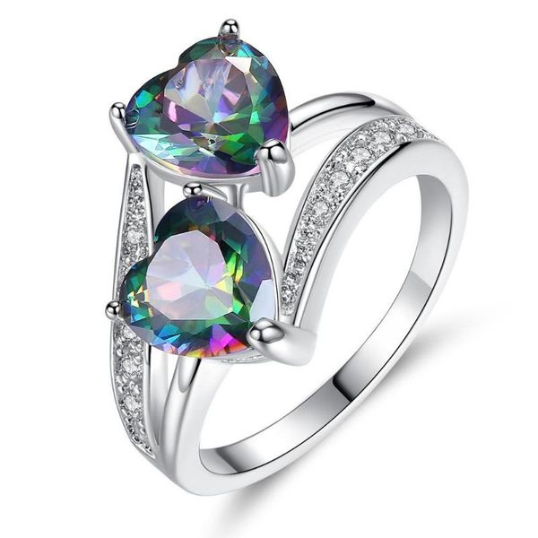 cluster rings multicolor zircon diamonds for women 18k white gold silver color wedding anillos mujer bling jewelry accessory gift, Golden;silver
cluster rings multicolor zircon diamonds for women 18k white gold silver color wedding anillos mujer bling jewelry accessory gift, Golden;silver