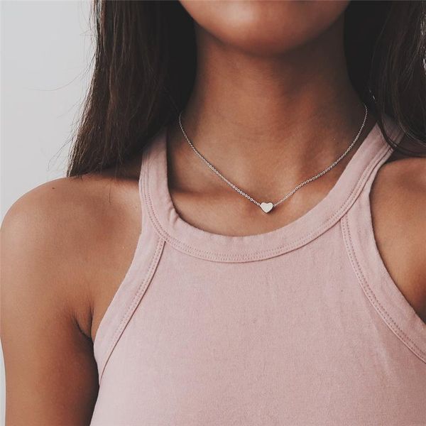 pendant necklaces tiny heart necklace for women short chain gift ethnic bohemian choker, Silver
pendant necklaces tiny heart necklace for women short chain gift ethnic bohemian choker, Silver