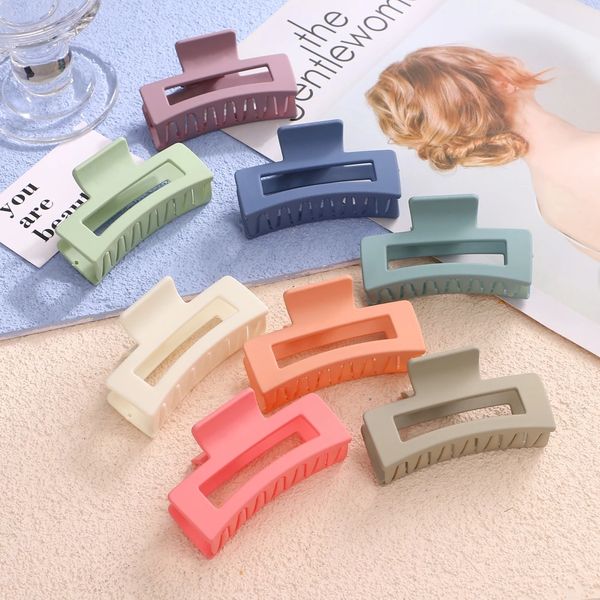 women matte hair clip acrylic hairpins hair claws hair accessories chic barrettes girls headwear ornaments crab, Golden;silver
women matte hair clip acrylic hairpins hair claws hair accessories chic barrettes girls headwear ornaments crab, Golden;silver
