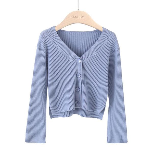 women's knits & tees sweater knitted 2021 spring and autumn korean version of the wild short long-sleeved solid color car, White
women's knits & tees sweater knitted 2021 spring and autumn korean version of the wild short long-sleeved solid color car, White