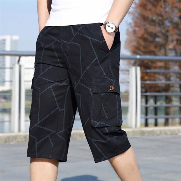 men's shorts male bermuda board quick drying beach black long summer breeches 2021 thin 3/4 length trousers, White;black
men's shorts male bermuda board quick drying beach black long summer breeches 2021 thin 3/4 length trousers, White;black