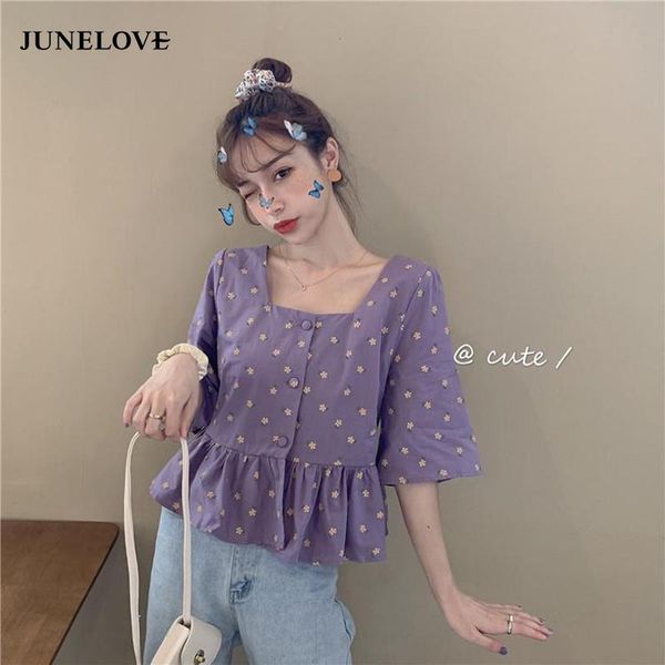 women's blouses & shirts junelove women summer half sleeve loose blouse vintage print female square collar casual street lady boho, White
women's blouses & shirts junelove women summer half sleeve loose blouse vintage print female square collar casual street lady boho, White