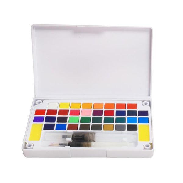 gift sets 36 colors solid watercolor paint painting tools brush set suitable for beginners portable children hand-
gift sets 36 colors solid watercolor paint painting tools brush set suitable for beginners portable children hand-