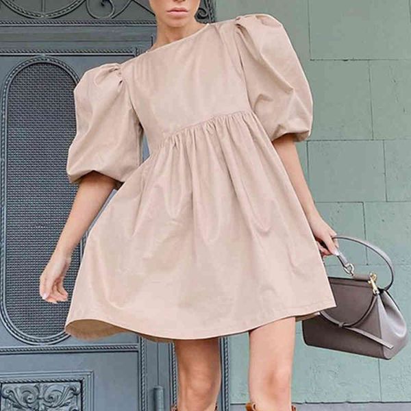 casual dresses puff short sleeve women's mini dress summer solid pleated all-match women trend elegant ladies cotton clothes auor, Black;gray
casual dresses puff short sleeve women's mini dress summer solid pleated all-match women trend elegant ladies cotton clothes auor, Black;gray