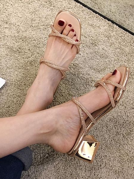 slippers women's shoes outdoor 2021 summer fashion rhinestone chunky heels, Black
slippers women's shoes outdoor 2021 summer fashion rhinestone chunky heels, Black