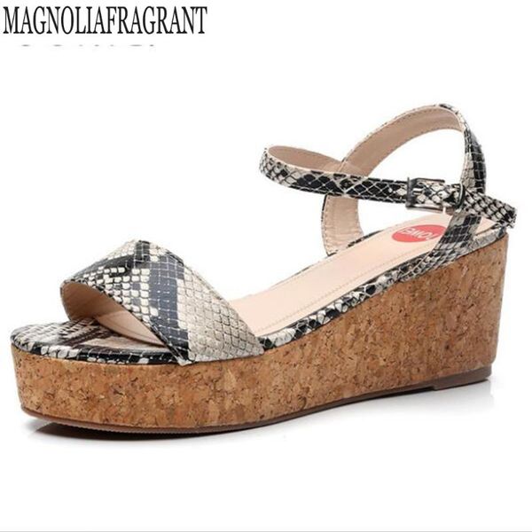 dress shoes summer women gladiator sandals snake print peep toe platform wedge strap espadrille sandalia feminina hy81, Black
dress shoes summer women gladiator sandals snake print peep toe platform wedge strap espadrille sandalia feminina hy81, Black