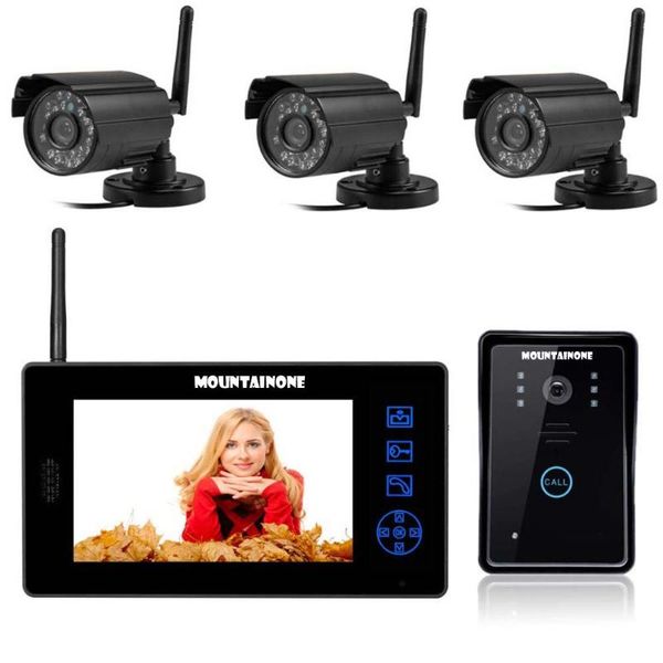 security intercom system digital wireless 7"video door phone w/t recording&taking pos function+3pcs cctv camera video phones
security intercom system digital wireless 7"video door phone w/t recording&taking pos function+3pcs cctv camera video phones