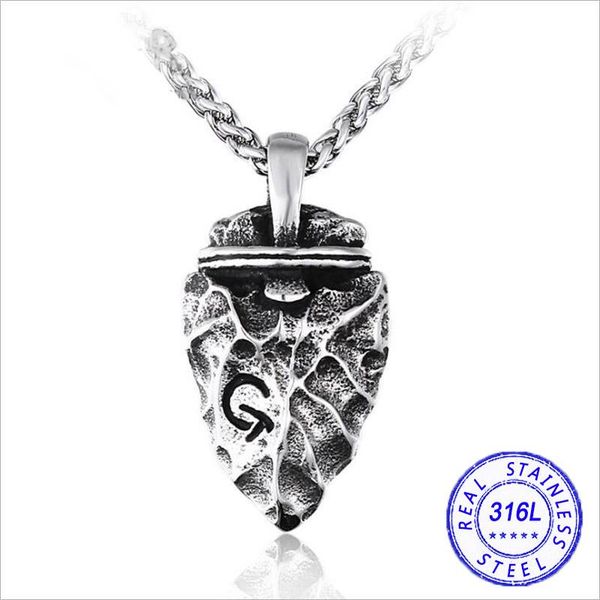 pendant necklaces viking ocher arrow necklace stainless steel retro stone men and women fashion accessories jewelry, Silver
pendant necklaces viking ocher arrow necklace stainless steel retro stone men and women fashion accessories jewelry, Silver