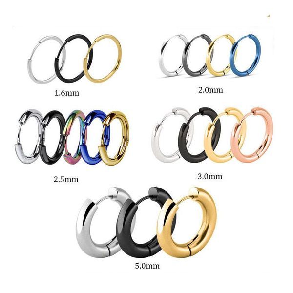 hoop & huggie stainless steel earrings stud round for women men second earring jewelry rose gold, Golden;silver
hoop & huggie stainless steel earrings stud round for women men second earring jewelry rose gold, Golden;silver
