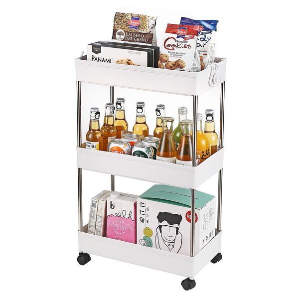 3-layer mobile holders racks multi-functional storage cart,suitable for kitchen, bathroom, laundry room narrow place, plastic and stainless
3-layer mobile holders racks multi-functional storage cart,suitable for kitchen, bathroom, laundry room narrow place, plastic and stainless