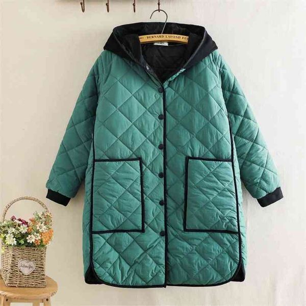 arrival winter fashion women loose hooded long parka all-matched casual single breasted cotton padded jacket big size m488 210512, Black
arrival winter fashion women loose hooded long parka all-matched casual single breasted cotton padded jacket big size m488 210512, Black