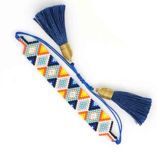go2boho tassel bracelet for girl jewelry 2021 adjustable rope jewellery handmade bohemian travel pulsera miyuki beads bracelets, Golden;silver
go2boho tassel bracelet for girl jewelry 2021 adjustable rope jewellery handmade bohemian travel pulsera miyuki beads bracelets, Golden;silver