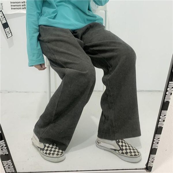 women's pants & capris pantalon femme corduroy full length trousers sweatpants harajuku women streetwear teens all-match solid wide leg, Black;white
women's pants & capris pantalon femme corduroy full length trousers sweatpants harajuku women streetwear teens all-match solid wide leg, Black;white