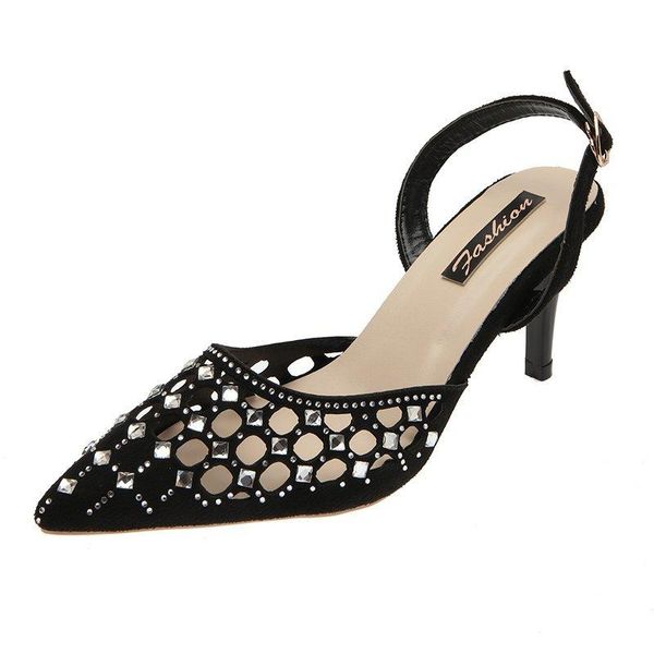 brand women pumps luxury crystal slingback high heels summer hollow out shoes woman stiletto heeled party wedding dress, Black
brand women pumps luxury crystal slingback high heels summer hollow out shoes woman stiletto heeled party wedding dress, Black