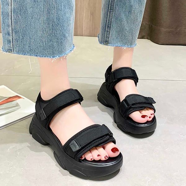 sandals white outdoor sport women summer 2021 non slip thick bottom platform woman simple beach shoes female dpay, Black
sandals white outdoor sport women summer 2021 non slip thick bottom platform woman simple beach shoes female dpay, Black