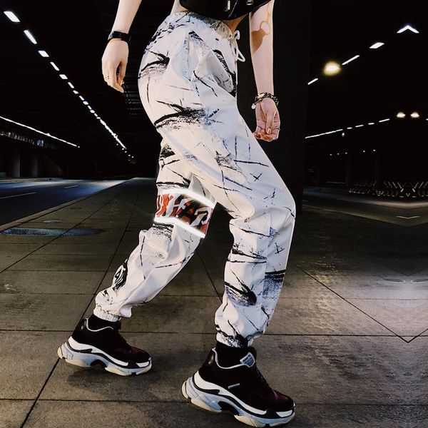 women's pants & capris streetwear casual print baggy women hip hop elastic waisted trousers fashion pockets workout womens joggers swea, Black;white
women's pants & capris streetwear casual print baggy women hip hop elastic waisted trousers fashion pockets workout womens joggers swea, Black;white
