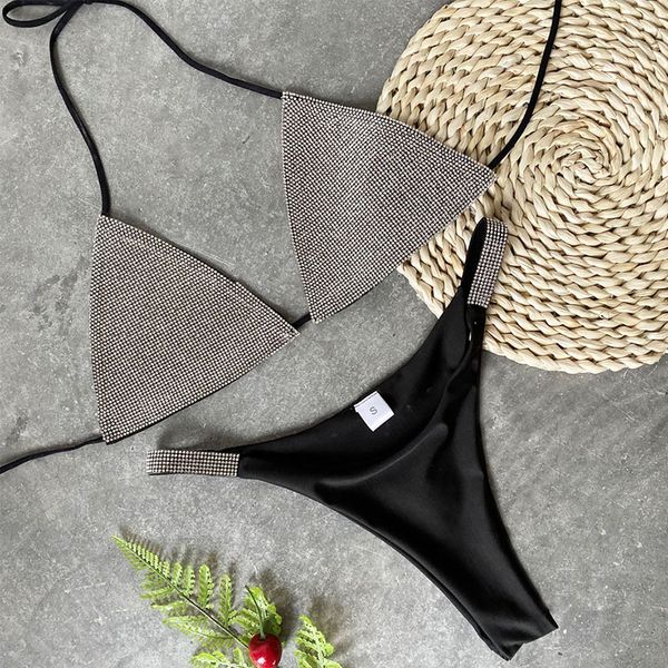 micro shiny diamond bikini 2021 women bandeau swimsuit female halter swimwear rhinestone bikini set brazilian bathing suiting
micro shiny diamond bikini 2021 women bandeau swimsuit female halter swimwear rhinestone bikini set brazilian bathing suiting
