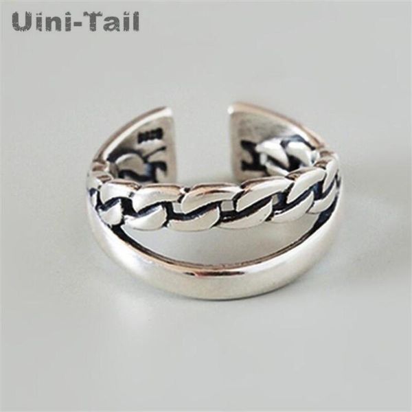 cluster rings uini-tail 925 thai silver fashion personality retro double twist open ring trend romantic high quality, Golden;silver
cluster rings uini-tail 925 thai silver fashion personality retro double twist open ring trend romantic high quality, Golden;silver