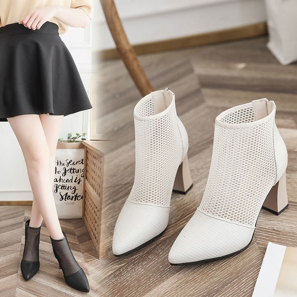 shoes high heels mesh woman ankle sandals boots chunky heel women pointed toe shoes for hollow out zip black beige ox6n
shoes high heels mesh woman ankle sandals boots chunky heel women pointed toe shoes for hollow out zip black beige ox6n
