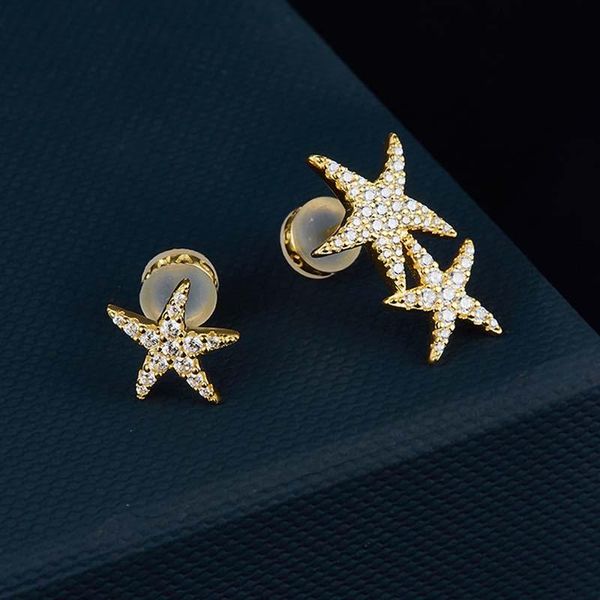 stud fashion personality 925 sterling silver asymmetric star earrings for women luxury female earings fine jewelry wholesale, Golden;silver
stud fashion personality 925 sterling silver asymmetric star earrings for women luxury female earings fine jewelry wholesale, Golden;silver