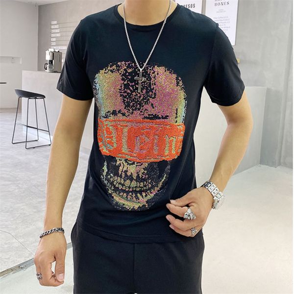 men's t-shirts summer color strass male shirt short sleeve mark o-neck thin 100% cotton 13kp, White;black
men's t-shirts summer color strass male shirt short sleeve mark o-neck thin 100% cotton 13kp, White;black