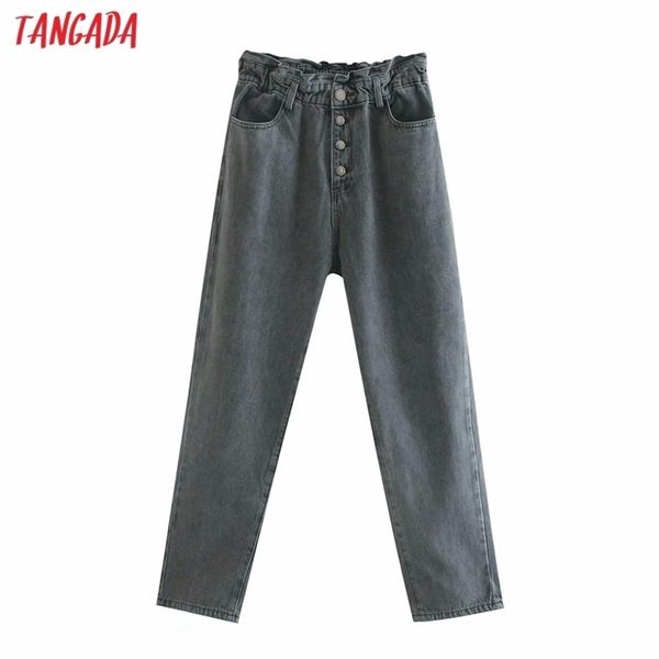 tangada fashion women loose jeans pants long trousers strethy waist pockets buttons female pants 6p7 210322, Blue
tangada fashion women loose jeans pants long trousers strethy waist pockets buttons female pants 6p7 210322, Blue