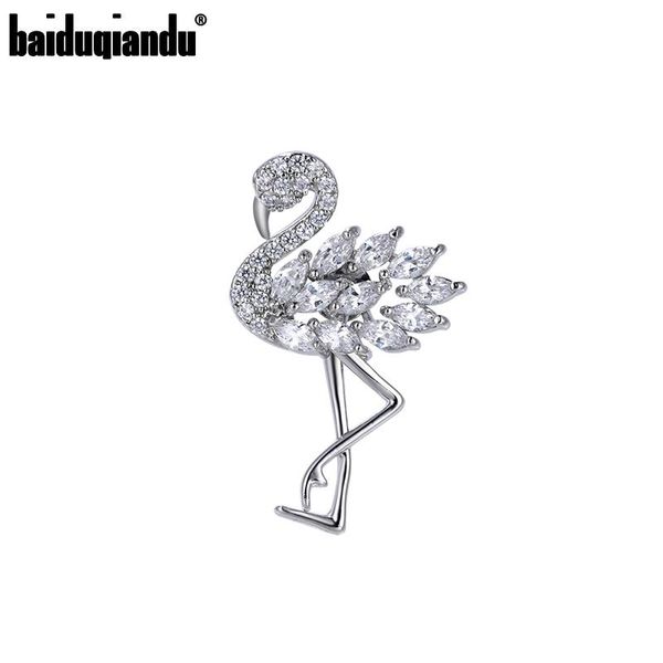 pins, brooches baiduqiandu brand 2021 arrival zirconia crystal flamingo collar lapel pins brass cute jewelry gift, Gray
pins, brooches baiduqiandu brand 2021 arrival zirconia crystal flamingo collar lapel pins brass cute jewelry gift, Gray