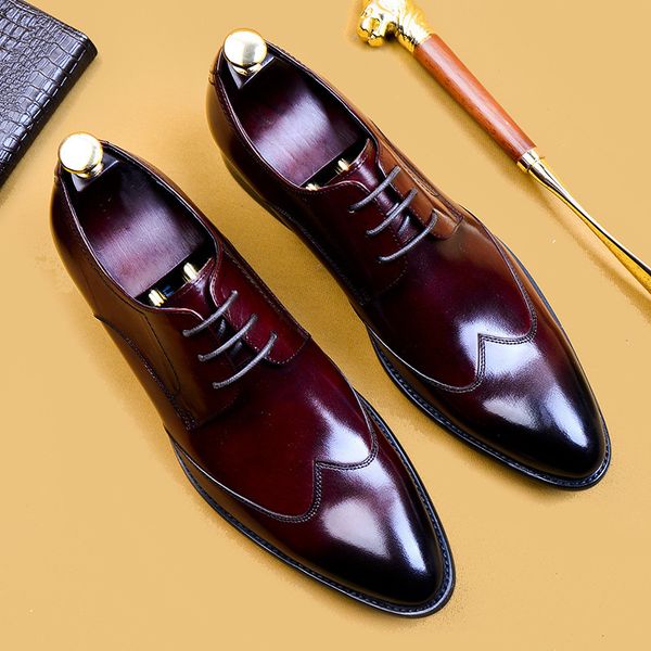dress shoes men oxford formal business lace-up full grain leather minimalist for chke, Black
dress shoes men oxford formal business lace-up full grain leather minimalist for chke, Black