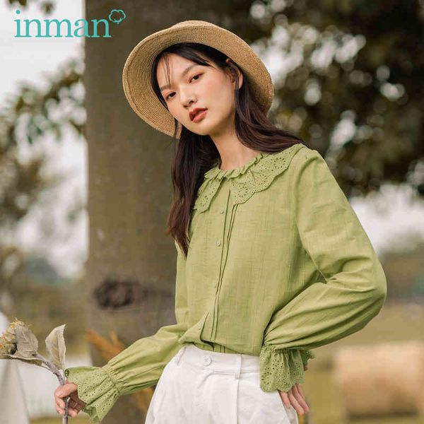 blouses spring autumn artistic lace peter pan collar embroidery stretch cuffs pleated front long sleeve cotton blouse s2dz, White
blouses spring autumn artistic lace peter pan collar embroidery stretch cuffs pleated front long sleeve cotton blouse s2dz, White