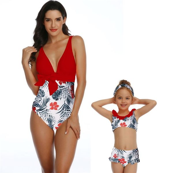 one-pieces summer family matching swimsuit 2-pcs sets deep v-neck bikini + floral swimming trunks mother daughter clothes e0135 505z, Black
one-pieces summer family matching swimsuit 2-pcs sets deep v-neck bikini + floral swimming trunks mother daughter clothes e0135 505z, Black