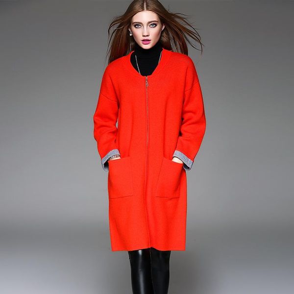 women's sweaters women long wool coats quality woolen jacket keep warm cotton padded coat female, White;black
women's sweaters women long wool coats quality woolen jacket keep warm cotton padded coat female, White;black