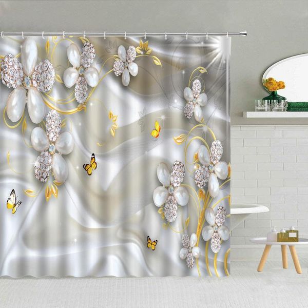 shower curtains pearl diamond flower curtain butterfly bathroom decoration bath screen waterproof fabric
shower curtains pearl diamond flower curtain butterfly bathroom decoration bath screen waterproof fabric