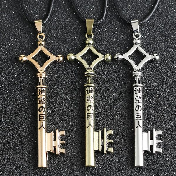 pendant necklaces ywshk attack on titan necklace eren key shingeki no kyojin fashion vintage retro anime jewelry for men cosplay wholesale, Silver
pendant necklaces ywshk attack on titan necklace eren key shingeki no kyojin fashion vintage retro anime jewelry for men cosplay wholesale, Silver