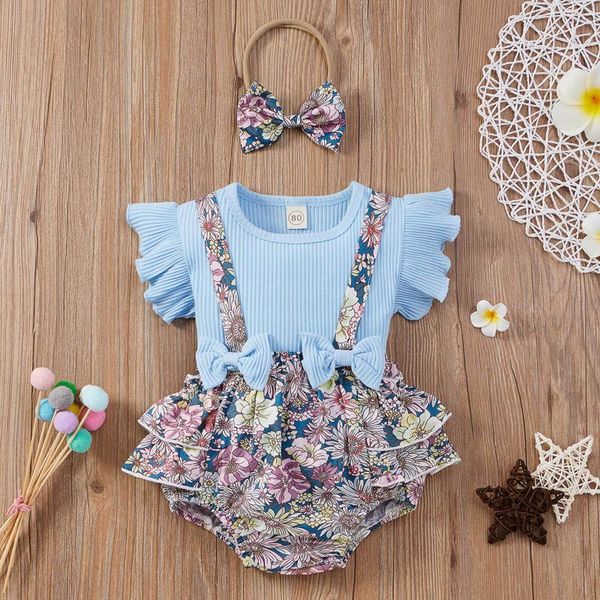 baby clothes born summer ribbed knitted sets toddler girls solid +ruffle floral printed suspender shorts outfits girl clothing, White
baby clothes born summer ribbed knitted sets toddler girls solid +ruffle floral printed suspender shorts outfits girl clothing, White
