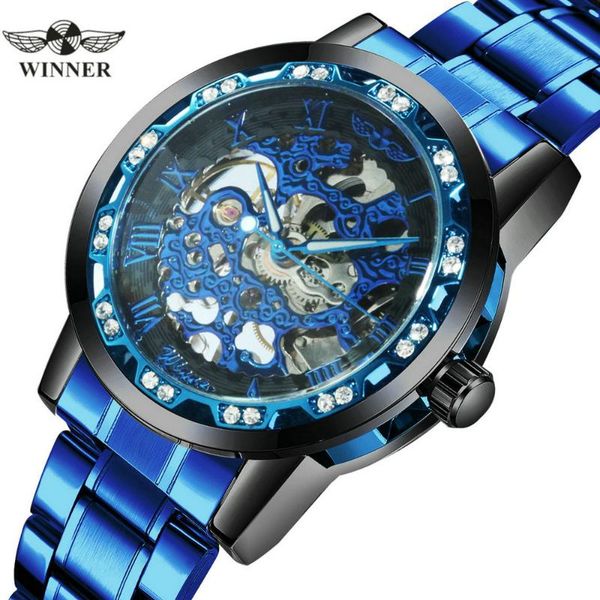 wristwatches winner official blue watch men classic skeleton mechanical watches stainless steel strap fashion casual wristwatch male clock, Slivery;brown
wristwatches winner official blue watch men classic skeleton mechanical watches stainless steel strap fashion casual wristwatch male clock, Slivery;brown