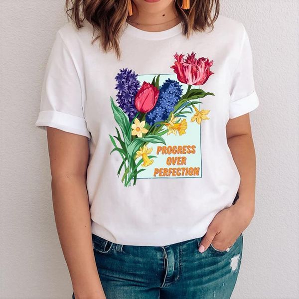 graphic flower clothing floral mujer women t shirt camisetas printing 90s clothes tees print female, White
graphic flower clothing floral mujer women t shirt camisetas printing 90s clothes tees print female, White