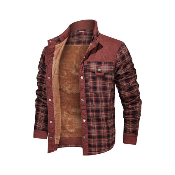 men's casual shirts winter warm jacket single breasted turn-down collar xxxl, White;black
men's casual shirts winter warm jacket single breasted turn-down collar xxxl, White;black
