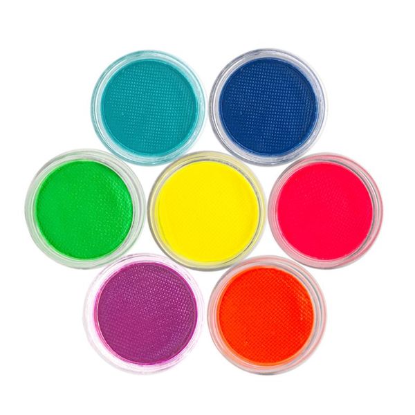 eyeliner 7pcs/set fluorescent set neon pastel color eye body painting makeup cosmetics glow at night water activated
eyeliner 7pcs/set fluorescent set neon pastel color eye body painting makeup cosmetics glow at night water activated