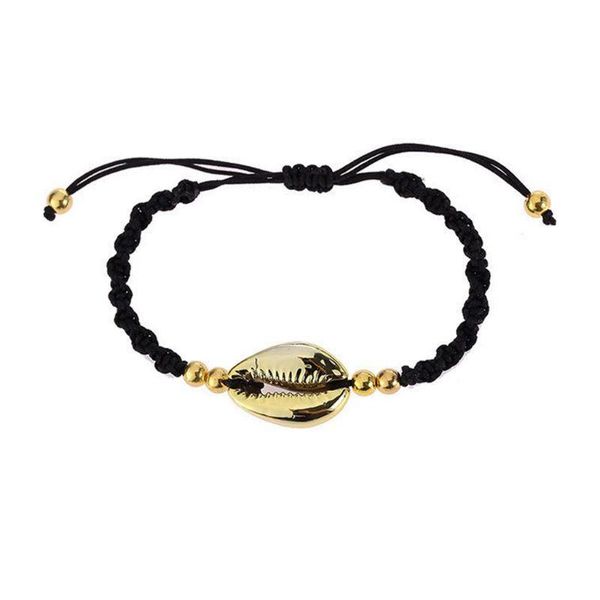 shell bracelet braided rope adjustable alloy shells pendant bangle jewelry gifts women men couple chain casual, Golden;silver
shell bracelet braided rope adjustable alloy shells pendant bangle jewelry gifts women men couple chain casual, Golden;silver