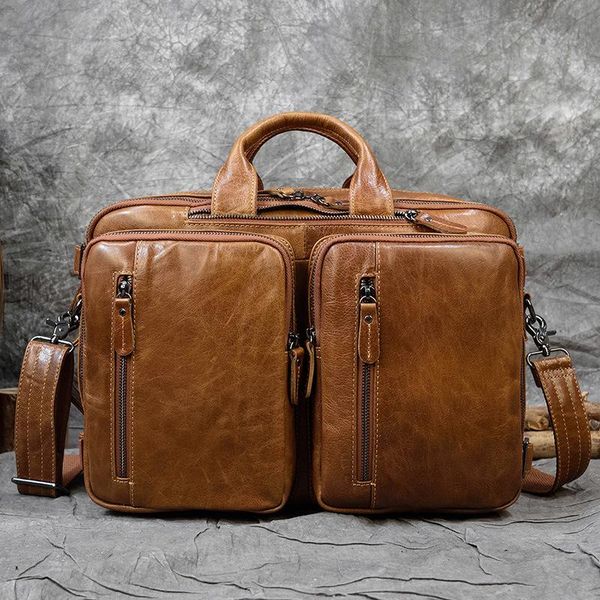 men's genuine leather shoulder bag messenger travel lapmen male business briefcase document briefcases
men's genuine leather shoulder bag messenger travel lapmen male business briefcase document briefcases