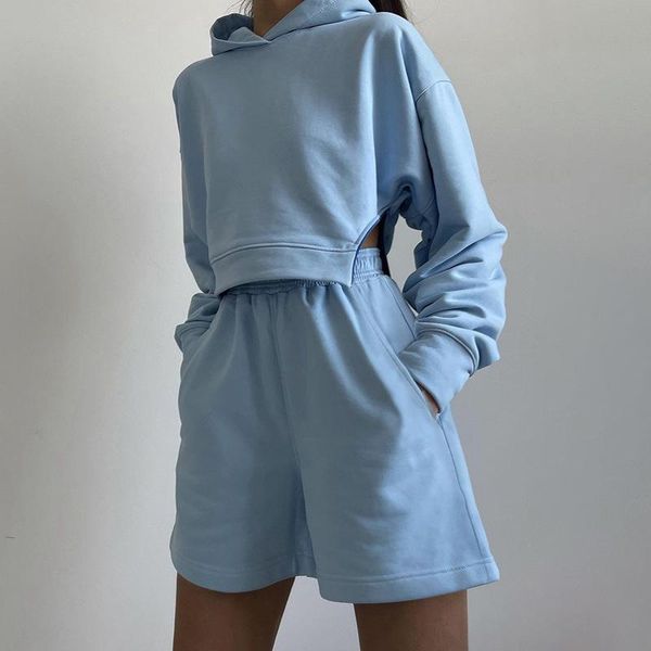 women's tracksuits 2021 autumn winter two piece trackuits shorts sets women casual hooded zipper and short suits loungewear outfits, Gray
women's tracksuits 2021 autumn winter two piece trackuits shorts sets women casual hooded zipper and short suits loungewear outfits, Gray