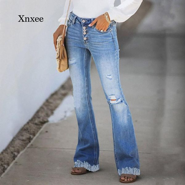 women's jeans 2021 tassel denim trousers slim spring summer pants micro flared fringed straight leg with holes bottoms clothes, Blue
women's jeans 2021 tassel denim trousers slim spring summer pants micro flared fringed straight leg with holes bottoms clothes, Blue