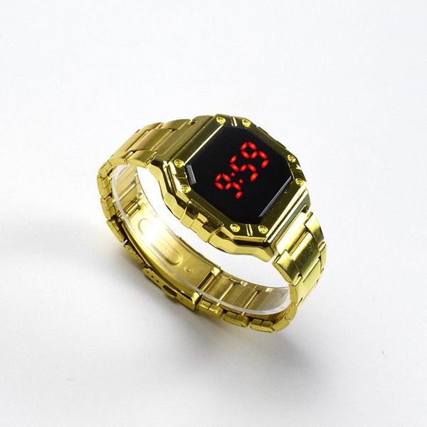 wristwatches men watch business waterproof black steel electronic clock women digital sport watches for men's relojes, Slivery;brown
wristwatches men watch business waterproof black steel electronic clock women digital sport watches for men's relojes, Slivery;brown