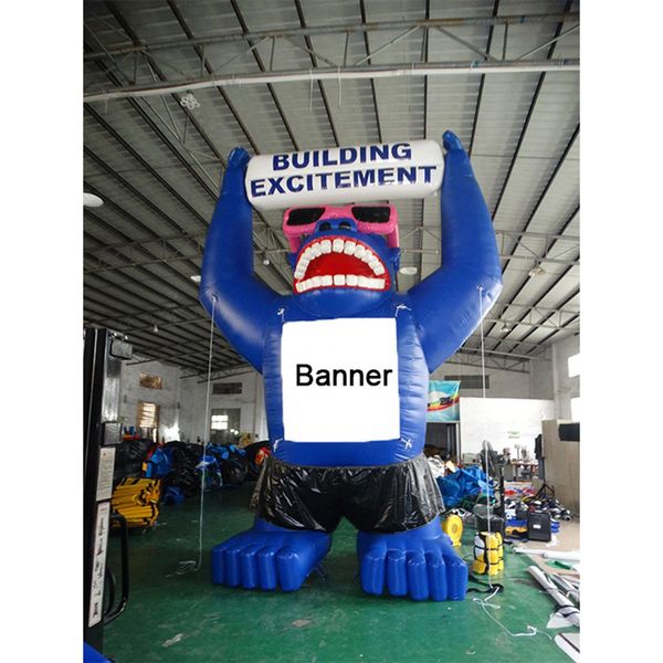 factory sale advertising inflatables 4.8m tall blue giant inflatable monkey with happy face gorilla balloon custom promotional language
factory sale advertising inflatables 4.8m tall blue giant inflatable monkey with happy face gorilla balloon custom promotional language
