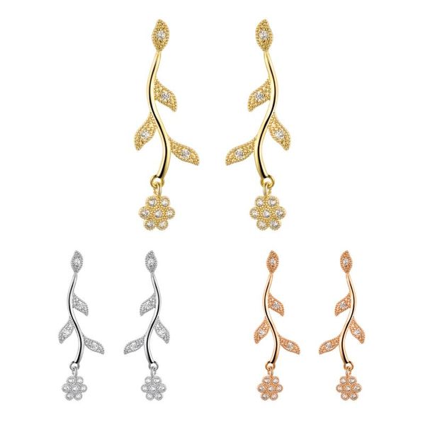 stud chunshi three color optional exquisite brilliant shiny copper gold leaf - petal shaped cz earrings for women and girls lovers, Golden;silver
stud chunshi three color optional exquisite brilliant shiny copper gold leaf - petal shaped cz earrings for women and girls lovers, Golden;silver