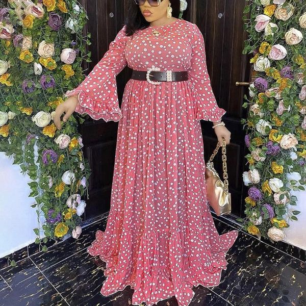 casual dresses african polka dot dress women long sleeve high waisted floor length elegant evening night party club wear robe vestidos, Black;gray
casual dresses african polka dot dress women long sleeve high waisted floor length elegant evening night party club wear robe vestidos, Black;gray