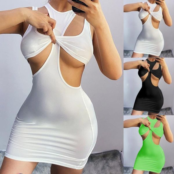 casual dresses bodycon dress women 2021 summer solid color sleeveless slim pencil mini two wear femme party club vestidos, Black;gray
casual dresses bodycon dress women 2021 summer solid color sleeveless slim pencil mini two wear femme party club vestidos, Black;gray